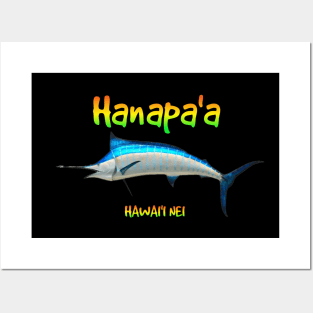 Hanapa'a fish on Hawaii Hawaiian Posters and Art